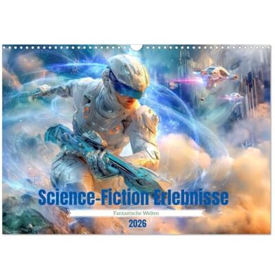Brunner-Klaus, Liselotte Science-Fiction Erlebnisse Fantastische Welten (Wandkalender 2026 DIN A3 quer), Monatskalender: Für entdeckungsfreudige Science-Fiction Fans. Brunner-Klaus, Liselotte Science-Fiction Erlebnisse Fantastische Welten (Wandkalender 2026 DIN A3 quer), Monatskalender: Für entdeckungsfreudige Science-Fiction Fans.