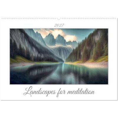 Braun Landscapes for Meditation (Wall Calendar 2027 DIN A2 landscape), 12 Month Wall Calendar: Paths to Peace and Serenity Braun Landscapes for Meditation (Wall Calendar 2027 DIN A2 landscape), 12 Month Wall Calendar: Paths to Peace and Serenity