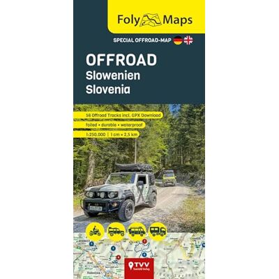 Schempp, Martin FolyMaps OFFROAD Slovenia 1:250 000: Special map with 56 off-road tracks Schempp, Martin FolyMaps OFFROAD Slovenia 1:250 000: Special map with 56 off-road tracks