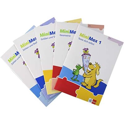 Klett MiniMax 1. Schülerpaket (4 Themenhefte: Zahlen und Rechnen A, Zahlen und Rechnen B, Größen und Sachrechnen, Geometrie) Verbrauchsmaterial Klasse 1 Klett MiniMax 1. Schülerpaket (4 Themenhefte: Zahlen und Rechnen A, Zahlen und Rechnen B, Größen und Sachrechnen, Geometrie) Verbrauchsmaterial Klasse 1
