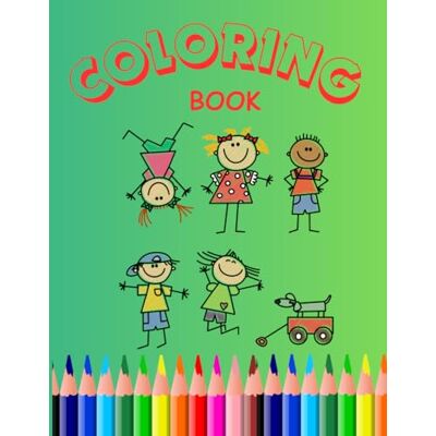Kids' Coloring Pad Horses, Hearts, Flowers, and More Kids' Coloring Pad Horses, Hearts, Flowers, and More