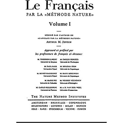 Jensen Le Français par la Méthode Nature Jensen Le Français par la Méthode Nature