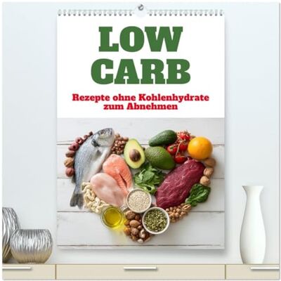 Fotografie, Mb Low Carb Rezepte ohne Kohlenhydrate zum Abnehmen (hochwertiger Premium Wandkalender 2026 DIN A2 hoch), Kunstdruck in Hochglanz: Low-Carb-Gerichte ... sind und Genuss ohne Kohlenhydrate bieten Fotografie, Mb Low Carb Rezepte ohne Kohlenhydrate zum Abnehmen (hochwertiger Premium Wandkalender 2026 DIN A2 hoch), Kunstdruck in Hochglanz: Low-Carb-Gerichte ... sind und Genuss ohne Kohlenhydrate bieten