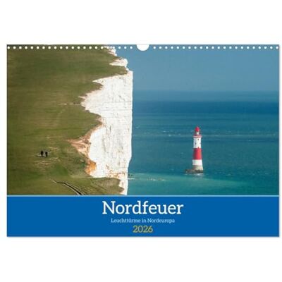 CALVENDO Nordfire (calendario da parete 2026 DIN A3 quer), Calendario mensile : fari provenienti da Gran Bretagna, Norvegia e Danimarca ( località) CALVENDO Nordfire (calendario da parete 2026 DIN A3 quer), Calendario mensile : fari provenienti da Gran Bretagna, Norvegia e Danimarca ( località)