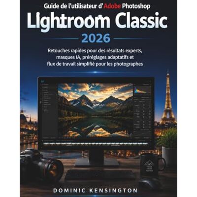 Kensington Guide de l'utilisateur d'Adobe Photoshop Lightroom Classic 2026: Retouches rapides pour des résultats experts, masques IA, préréglages adaptatifs et flux de travail simplifié pour les photographes Kensington Guide de l'utilisateur d'Adobe Photoshop Lightroom Classic 2026: Retouches rapides pour des résultats experts, masques IA, préréglages adaptatifs et flux de travail simplifié pour les photographes