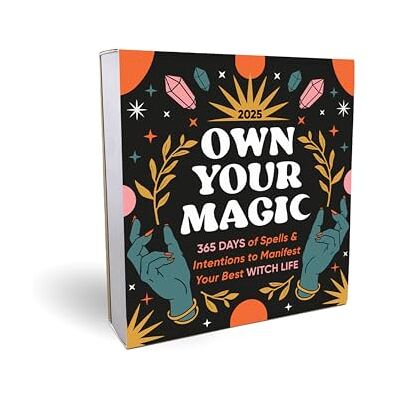 Sourcebooks, Inc. 2025 Own Your Magic Boxed Calendar, 9781728293905: 365 Days of Spells and Intentions to Manifest Your Best Witch Life Sourcebooks, Inc. 2025 Own Your Magic Boxed Calendar, 9781728293905: 365 Days of Spells and Intentions to Manifest Your Best Witch Life