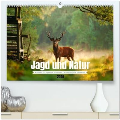 Fotografie, Mb Jagd und Natur Kalender für Jäger mit Wildtieren Deutschlands im Jahreslauf (hochwertiger Premium Wandkalender 2026 DIN A2 quer), Kunstdruck in ... Natur, Wald und Wild in ihrer schönsten Form. Fotografie, Mb Jagd und Natur Kalender für Jäger mit Wildtieren Deutschlands im Jahreslauf (hochwertiger Premium Wandkalender 2026 DIN A2 quer), Kunstdruck in ... Natur, Wald und Wild in ihrer schönsten Form.