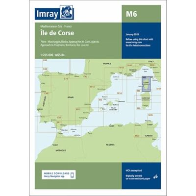 Imray Chart M6: Ile de Corse (M Series): 6 Imray Chart M6: Ile de Corse (M Series): 6