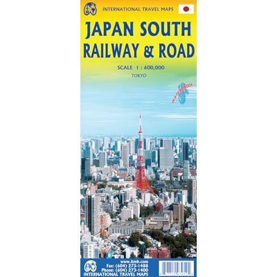 COLLECTIF JAPAN SOUTH RAILWAY & ROAD: 1:600000 COLLECTIF JAPAN SOUTH RAILWAY & ROAD: 1:600000