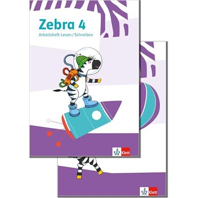 Klett Zebra 4. Paket: Arbeitsheft Lesen/Schreiben und Arbeitsheft Sprache Klasse 4: Klasse 4 Klett Zebra 4. Paket: Arbeitsheft Lesen/Schreiben und Arbeitsheft Sprache Klasse 4: Klasse 4