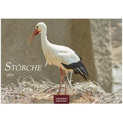 ART Störche Kalender 2027 Wandkalender Fotokalender Tierkalender 35x50cm Grosses Format Inspirierende Storch-Motive für Natur- und Tierkalenderliebhaber. ART Störche Kalender 2027 Wandkalender Fotokalender Tierkalender 35x50cm Grosses Format Inspirierende Storch-Motive für Natur- und Tierkalenderliebhaber.