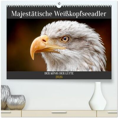 Fotografie, Mb Majestätische Weißkopfseeadler Der König der Lüfte (hochwertiger Premium Wandkalender 2026 DIN A2 quer), Kunstdruck in Hochglanz: Majestätische ... einzigartigen Greifvogels im Vogelkalender Fotografie, Mb Majestätische Weißkopfseeadler Der König der Lüfte (hochwertiger Premium Wandkalender 2026 DIN A2 quer), Kunstdruck in Hochglanz: Majestätische ... einzigartigen Greifvogels im Vogelkalender
