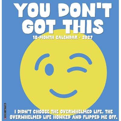 WILLOW Creek Press, Calendario da parete 2027 con scritta "You Dont Got This WILLOW Creek Press, Calendario da parete 2027 con scritta "You Dont Got This