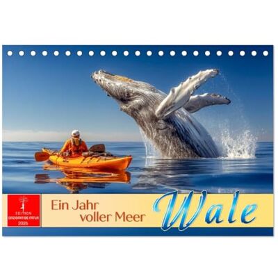 Roder, Roder Wale ein Jahr voller Meer (Tischkalender 2026 DIN A5 quer), Monatskalender: Faszinierende Giganten der Ozeane. Roder, Roder Wale ein Jahr voller Meer (Tischkalender 2026 DIN A5 quer), Monatskalender: Faszinierende Giganten der Ozeane.