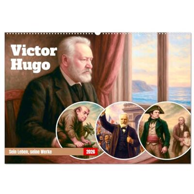 Lehmann, Steffani Victor Hugo (Wandkalender 2026 DIN A2 quer), Monatskalender: Ein bildgewaltiger Streifzug durch das Leben eines Genies Lehmann, Steffani Victor Hugo (Wandkalender 2026 DIN A2 quer), Monatskalender: Ein bildgewaltiger Streifzug durch das Leben eines Genies