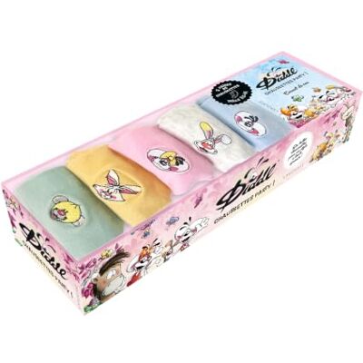 Larousse Diddl Chaussettes Party !: Coffret avec 5 paires de chaussettes (taille 35-41) et 1 carnet Larousse Diddl Chaussettes Party !: Coffret avec 5 paires de chaussettes (taille 35-41) et 1 carnet