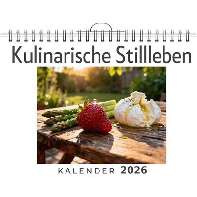 Schmidt, Florian Kulinarische Stillleben: Wandkalender 2026, Kalender DIN A4 quer, Monatskalender im Querformat mit Kalendarium, das perfekte Geschenk Schmidt, Florian Kulinarische Stillleben: Wandkalender 2026, Kalender DIN A4 quer, Monatskalender im Querformat mit Kalendarium, das perfekte Geschenk