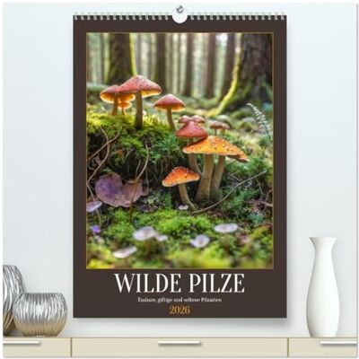 Fotografie, Mb WILDE PILZE Essbare, giftige und seltene Pilzarten (hochwertiger Premium Wandkalender 2026 DIN A2 hoch), Kunstdruck in Hochglanz: Naturkalender mit ... aus dem Wald, Monat für Monat. Fotografie, Mb WILDE PILZE Essbare, giftige und seltene Pilzarten (hochwertiger Premium Wandkalender 2026 DIN A2 hoch), Kunstdruck in Hochglanz: Naturkalender mit ... aus dem Wald, Monat für Monat.