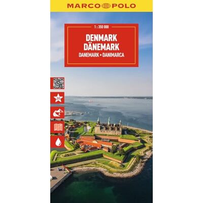 Marco Polo Denmark Map: wegenkaart 1:350.000 Marco Polo Denmark Map: wegenkaart 1:350.000