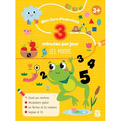 Xxx Mon livre d'exercices 3 minutes par jour Les maths Xxx Mon livre d'exercices 3 minutes par jour Les maths