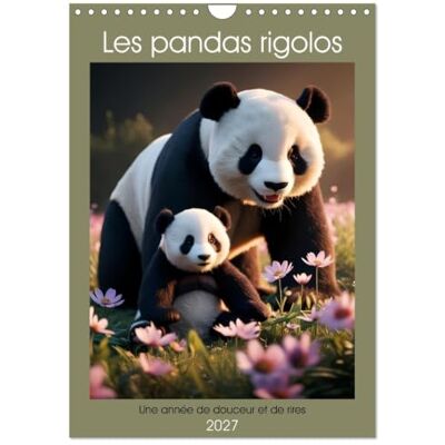 CALVENDO I divertenti panda – anno di dolcezza e risate (calendario da parete 2027 DIN A4 orizzontale), calendario mensile CALVENDO I divertenti panda – anno di dolcezza e risate (calendario da parete 2027 DIN A4 orizzontale), calendario mensile
