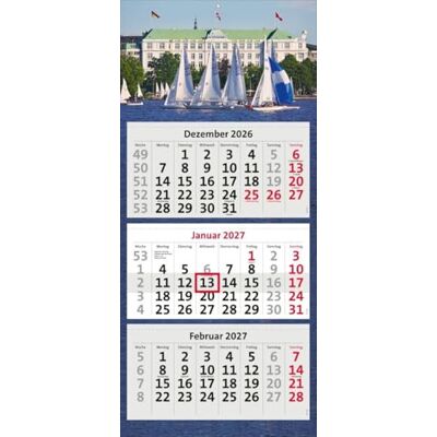 Steffens, Uwe HAMBURGS ALSTER 2027: 3-Monatskalender "HAMBURGS ALSTER 2027 Steffens, Uwe HAMBURGS ALSTER 2027: 3-Monatskalender "HAMBURGS ALSTER 2027