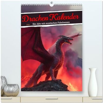 Fotografie, Mb Drachen Kalender ein Jahr mit mystischen Fabelwesen (hochwertiger Premium Wandkalender 2026 DIN A2 hoch), Kunstdruck in Hochglanz: Drachenkalender: ... mystischer Wesen perfekt für Fantasy Fans! Fotografie, Mb Drachen Kalender ein Jahr mit mystischen Fabelwesen (hochwertiger Premium Wandkalender 2026 DIN A2 hoch), Kunstdruck in Hochglanz: Drachenkalender: ... mystischer Wesen perfekt für Fantasy Fans!
