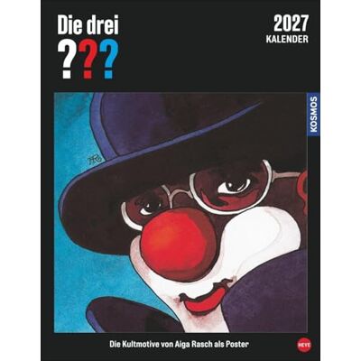 Heye Die drei ??? Posterkalender 2027: Großer Wandkalender für alle Fans: die kultigen Cover-Illustrationen von Aiga Rasch zur beliebten Buchserie. Nostalgie pur für kleine und große Detektive Heye Die drei ??? Posterkalender 2027: Großer Wandkalender für alle Fans: die kultigen Cover-Illustrationen von Aiga Rasch zur beliebten Buchserie. Nostalgie pur für kleine und große Detektive