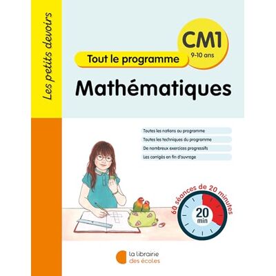 Vincent Mathématiques CM1 Tout le programme: 60 séances de 20 minutes Vincent Mathématiques CM1 Tout le programme: 60 séances de 20 minutes