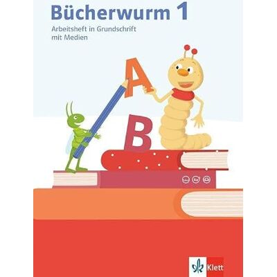 Klett Ernst /Schulbuch Bücherwurm 1. Arbeitsheft in Grundschrift mit Schreibtabelle und Medien Klasse 1: Arbeitsheft in Grundschrift mit Schreibtabelle und Medien Klasse 1 Klett Ernst /Schulbuch Bücherwurm 1. Arbeitsheft in Grundschrift mit Schreibtabelle und Medien Klasse 1: Arbeitsheft in Grundschrift mit Schreibtabelle und Medien Klasse 1