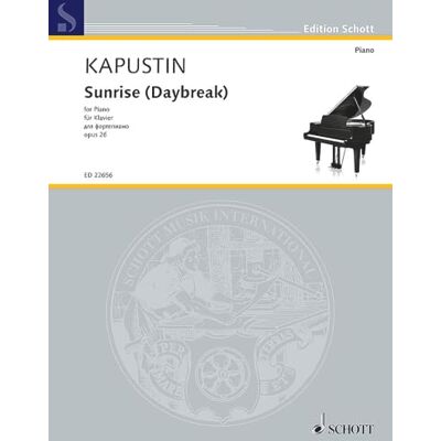 Schott Sunrise (Daybreak): op. 26. piano. Schott Sunrise (Daybreak): op. 26. piano.