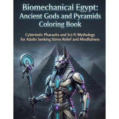 ART Biomechanical Egypt: Ancient Gods and Pyramids Coloring Book: Cybernetic Pharaohs and Sci-Fi Mythology for Adults Seeking Stress Relief and Mindfulness ART Biomechanical Egypt: Ancient Gods and Pyramids Coloring Book: Cybernetic Pharaohs and Sci-Fi Mythology for Adults Seeking Stress Relief and Mindfulness