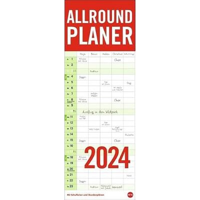 Heye Allround-Familienplaner Vertical 2024. Praktischer Wandplaner mit 5 Spalten. Großer Familien-Wandkalender mit Schulferien und 3 Stundenplänen. Terminkalender 2024. Heye Allround-Familienplaner Vertical 2024. Praktischer Wandplaner mit 5 Spalten. Großer Familien-Wandkalender mit Schulferien und 3 Stundenplänen. Terminkalender 2024.