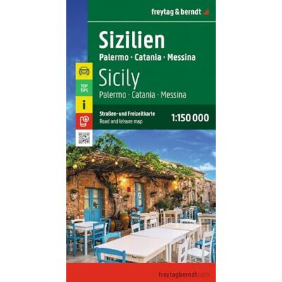 COLLECTIF SICILE PALERME CATANE MESSINE: Straßen- und Freizeitkarte Palermo Catania Messina, mit Infoguide, Top Tips: AK 0618 COLLECTIF SICILE PALERME CATANE MESSINE: Straßen- und Freizeitkarte Palermo Catania Messina, mit Infoguide, Top Tips: AK 0618