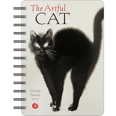 Penovác, Endre The Artful Cat 2027 Weekly Planner Calendar: Brush and Ink Watercolor Paintings Penovác, Endre The Artful Cat 2027 Weekly Planner Calendar: Brush and Ink Watercolor Paintings