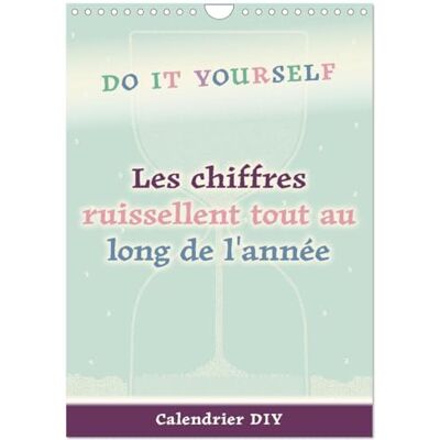 Roth Les chiffres ruissellent tout au long de l'année (Calendrier mural 2027 DIN A4 horizontal), calendrier mensuel: Calendrier DIY pastel avec un sablier en toile de fond pour vos idées créatives Roth Les chiffres ruissellent tout au long de l'année (Calendrier mural 2027 DIN A4 horizontal), calendrier mensuel: Calendrier DIY pastel avec un sablier en toile de fond pour vos idées créatives
