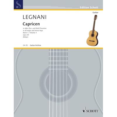 Schott Capricen: in all major and minor keys. op. 20. guitar.: Band 1 Schott Capricen: in all major and minor keys. op. 20. guitar.: Band 1