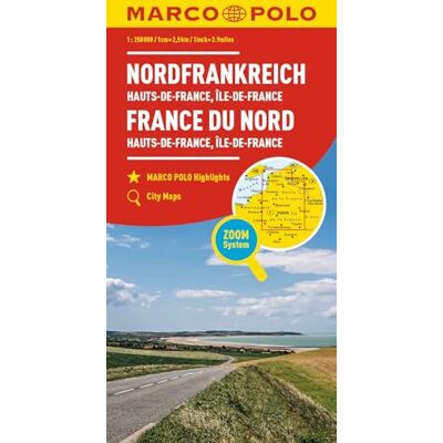 Marco Polo Travel Publishing MARCO POLO Hauts-de-France, Île-de-France Mapa regionalna w skali 1:250 000 — składana mapa, 3 marca 2022 r.: Ile De France, Haute-normandie, Picardie Marco Polo Travel Publishing MARCO POLO Hauts-de-France, Île-de-France Mapa regionalna w skali 1:250 000 — składana mapa, 3 marca 2022 r.: Ile De France, Haute-normandie, Picardie