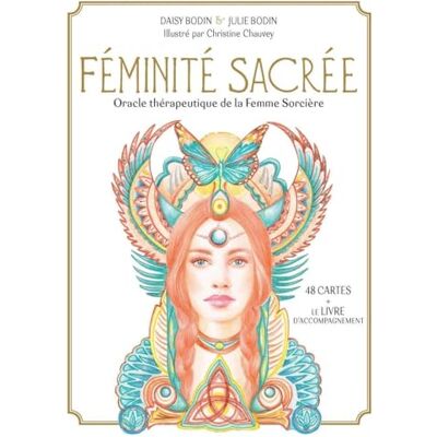 Daisy Tech Coffret Féminité sacrée: Oracle thérapeutique de la Femme Sorcière. Avec 48 cartes et 1 livret d'accompagnement Daisy Tech Coffret Féminité sacrée: Oracle thérapeutique de la Femme Sorcière. Avec 48 cartes et 1 livret d'accompagnement