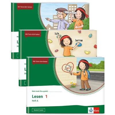 Klett Ernst /Schulbuch Mein Anoki-Übungsheft Paket Lesen 1: 3 Hefte im Paket: Lesen Heft A Lesen Heft B Lesen Heft C Klasse 1 Klett Ernst /Schulbuch Mein Anoki-Übungsheft Paket Lesen 1: 3 Hefte im Paket: Lesen Heft A Lesen Heft B Lesen Heft C Klasse 1