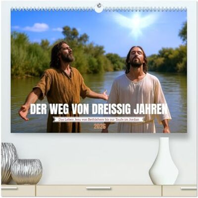 Waurick, Kerstin Der Weg von dreißig Jahren (hochwertiger Premium Wandkalender 2026 DIN A2 quer), Kunstdruck in Hochglanz: Die selten gezeigten Anfänge des neuen Testaments bis zur Taufe im Jordan Waurick, Kerstin Der Weg von dreißig Jahren (hochwertiger Premium Wandkalender 2026 DIN A2 quer), Kunstdruck in Hochglanz: Die selten gezeigten Anfänge des neuen Testaments bis zur Taufe im Jordan