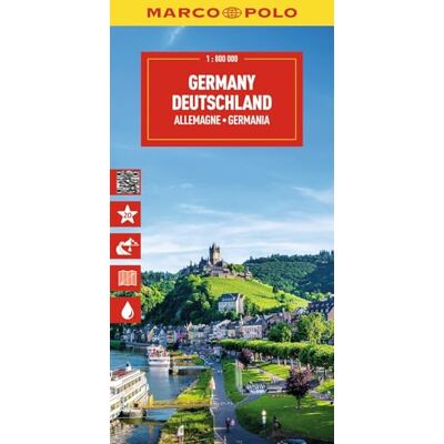 Marco Polo Germany Travel Map: Road Map for Road Trips with Top Sights and Scenic Routes (Folded Map): Straßenkarte und Autokarte mit sehenswerten Strecken, Highlights und digitaler Erweiterung Marco Polo Germany Travel Map: Road Map for Road Trips with Top Sights and Scenic Routes (Folded Map): Straßenkarte und Autokarte mit sehenswerten Strecken, Highlights und digitaler Erweiterung