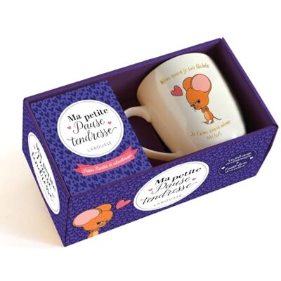 Larousse Ma petite pause tendresse: Coffret avec 1 mug et 1 petit livre de recettes Larousse Ma petite pause tendresse: Coffret avec 1 mug et 1 petit livre de recettes