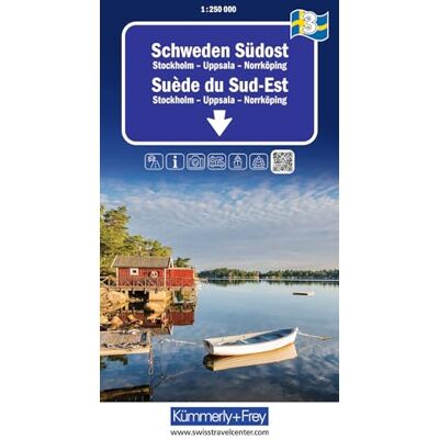 Kummerley and Frey 3 Sweden Southeast Road Map: Stockholm-Uppsale-Norrköping Kummerley and Frey 3 Sweden Southeast Road Map: Stockholm-Uppsale-Norrköping