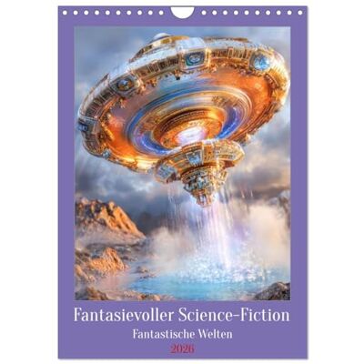 Brunner-Klaus, Liselotte Fantasievoller Science-Fiction Fantastische Welten (Wandkalender 2026 DIN A4 hoch), Monatskalender: Galaktische Fundgrube für alle Science-Fiction Fans. Brunner-Klaus, Liselotte Fantasievoller Science-Fiction Fantastische Welten (Wandkalender 2026 DIN A4 hoch), Monatskalender: Galaktische Fundgrube für alle Science-Fiction Fans.