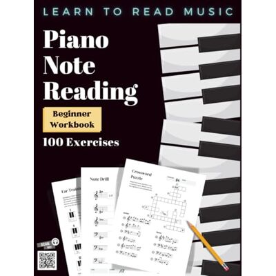 Publishing, Lido Piano Note Reading Workbook for Beginners: 100 Exercises with Ear Training, Games, Notespeller, Timed Drills & Mini-Lesson: Learn Music Theory & How to Read Music (Answer Key & Audio Included) Publishing, Lido Piano Note Reading Workbook for Beginners: 100 Exercises with Ear Training, Games, Notespeller, Timed Drills & Mini-Lesson: Learn Music Theory & How to Read Music (Answer Key & Audio Included)