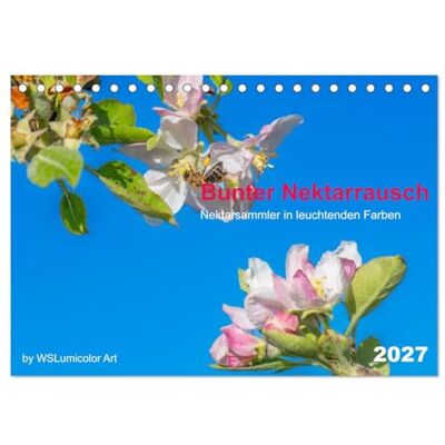 ART Bunter Nektarrausch Nektarsammler in leuchtenden Farben (Tischkalender 2027 DIN A5 quer), Monatskalender: Ein visuelles Feuerwerk der ... und atemberaubender Farbenpracht. ART Bunter Nektarrausch Nektarsammler in leuchtenden Farben (Tischkalender 2027 DIN A5 quer), Monatskalender: Ein visuelles Feuerwerk der ... und atemberaubender Farbenpracht.