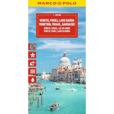MAIRDUMONT MARCO POLO Reisekarte Italien 04 Venetien, Friaul, Gardasee 1:200.000: wegenkaart 1:200 000 MAIRDUMONT MARCO POLO Reisekarte Italien 04 Venetien, Friaul, Gardasee 1:200.000: wegenkaart 1:200 000