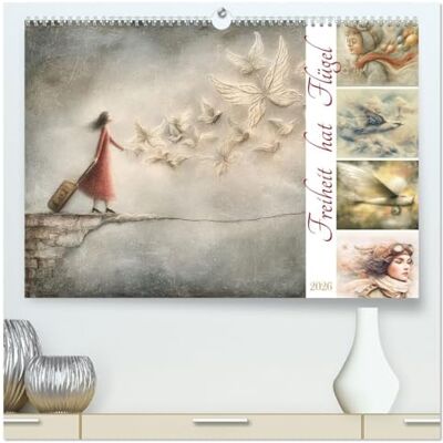 CALVENDO Freiheit hat Flügel (hochwertiger Premium Wandkalender 2026 DIN A2 quer), Kunstdruck in Hochglanz: Bildwelten zwischen Himmel und Sehnsucht inspiriert von der Idee des Fliegens CALVENDO Freiheit hat Flügel (hochwertiger Premium Wandkalender 2026 DIN A2 quer), Kunstdruck in Hochglanz: Bildwelten zwischen Himmel und Sehnsucht inspiriert von der Idee des Fliegens
