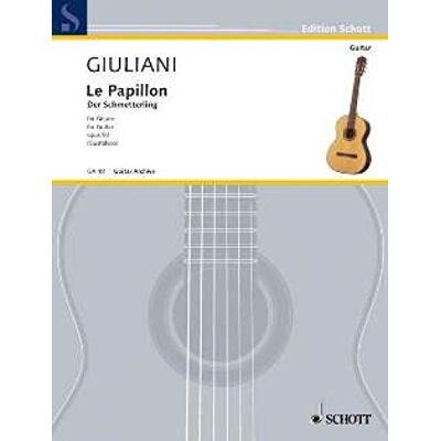 Schott Le Papillon: 32 Easy guitar pieces for beginners. op. 50. guitar. Schott Le Papillon: 32 Easy guitar pieces for beginners. op. 50. guitar.
